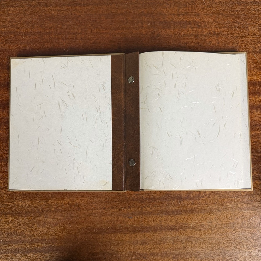 Vintage Otagiri Japan Lacquerware Bird Photo Album Book White Ivory Chickadee - Picture 4 of 13